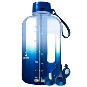 Half Gallon Water Bottle Blue
